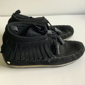Rag and Bone Black Ghita Moccasins Size EU 39, 8.5